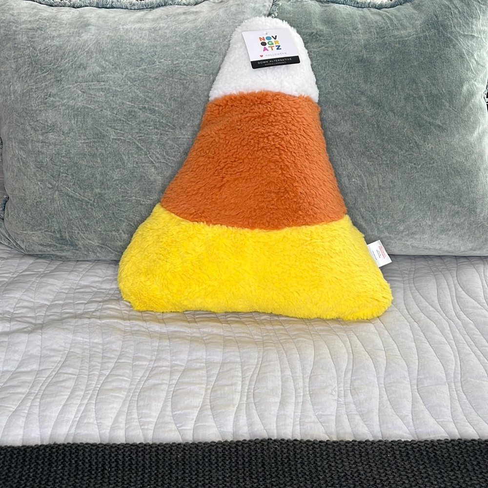 Novogratz Candy Corn Pillow
